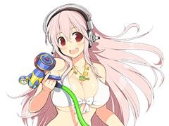 「閃乱カグラ PEACH BEACH SPLASH」,新プレイアブルキャラクターとして「すーぱーそに子」の参戦が決定