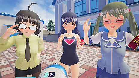 画像集 No.021のサムネイル画像 / 「ぎゃる☆がんVR」の配信がSteamで本日スタート。待望のVR化と新要素の追加でよりエッジの立った“眼”シューティング最新作