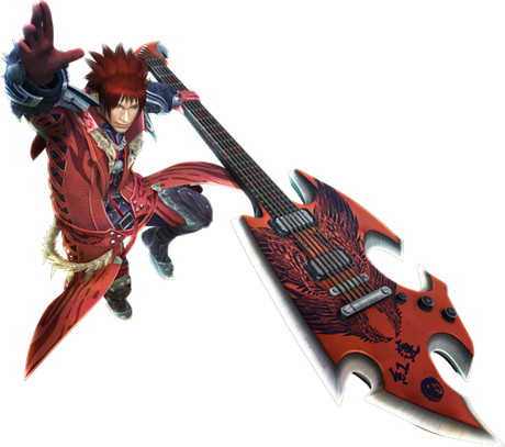 画像集 No.002のサムネイル画像 / 「モンスターハンターダブルクロス」,「SHOW BY ROCK!!」コラボ武器の“レッドトマホーク”が公開。クロウの描き下ろしイラストも