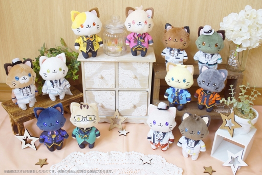 画像集 No.003のサムネイル画像 / 「ツキウタ。」withCAT アイマスク付きぬいぐるみキーホルダーが9月に発売決定。予約受付中