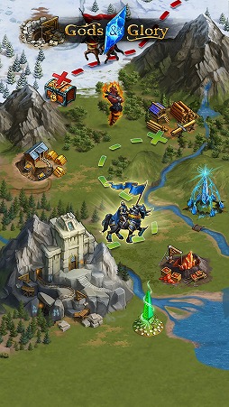 画像集 No.005のサムネイル画像 / 「Gods and Glory」の配信がスタート。Wargamingの技術支援プログラム「WG Labs」で作られたスマホ向けストラテジー