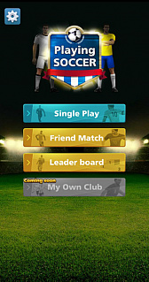 画像集 No.001のサムネイル画像 / スーパーアプリ，サッカーゲーム「Playing SOCCER」をInstant Gamesで全世界配信