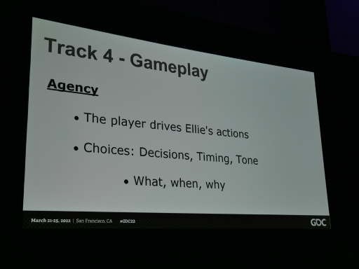画像集#004のサムネイル/［GDC 2022］「The Last of Us Part II」の“誕生日プレゼント”シーンから見る物語の作り方。鍵は，日本ではお馴染みのセオリー“起承転結”