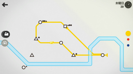画像集 No.004のサムネイル画像 / 独自“路線”で混雑解消。地下鉄運用ゲーム「Mini Metro」を紹介する「(ほぼ)日刊スマホゲーム通信」第1659回