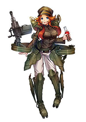 画像集 No.007のサムネイル画像 / 「ミリ姫大戦〜RELOAD〜」の正式サービスが本日スタート。人類の存亡をかけて美少女達が戦うブラウザゲーム