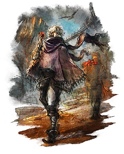 画像集 No.003のサムネイル画像 / 「OCTOPATH TRAVELER」,紹介映像4月編を補完する,ハンイットとテリオンの詳細や,フィールドコマンド「正道」「邪道」などの情報が公開に