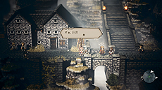 画像集 No.018のサムネイル画像 / 「OCTOPATH TRAVELER」,紹介映像4月編を補完する,ハンイットとテリオンの詳細や,フィールドコマンド「正道」「邪道」などの情報が公開に