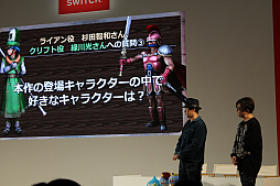 画像集 No.020のサムネイル画像 / 「ドラゴンクエストヒーローズI・II」のステージイベントをレポート。新キャラ“ライアン”役の杉田智和さん，“クリフト”役の緑川 光さんが新ボス“シドー”に挑戦
