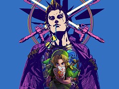 本日発売の「Travis Strikes Again: No More Heroes」。「ゼルダの伝説」シリーズとのコラボTシャツや,「シャドウ オブ ザ ダムド」をモチーフにしたステージが登場
