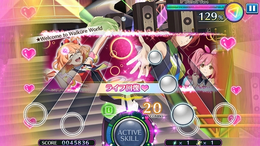 画像集 No.012のサムネイル画像 / 「マクロス」シリーズの歌姫と名曲が目白押し! “超時空リズムゲーム”を謳う「歌マクロス スマホDeカルチャー」プレイレポート