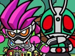 3DS用ソフト「仮面ライダーあつめ」の配信が本日スタート。「仮面ライダーエグゼイド」をはじめとした歴代の仮面ライダー達が登場