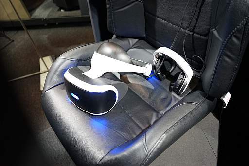 画像集 No.003のサムネイル画像 / ［JAEPO2017］コーエーテクモによるAC向けVR筐体「VR SENSE」のプレイレポート。プロトタイプながら，同社らしいホラー・競馬・無双を楽しめた