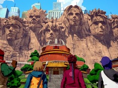 「NARUTO TO BORUTO シノビストライカー」でプレイヤーが参加する「忍界リーグ」の概要や,忍術を覚える「VR忍術闘技場」を紹介