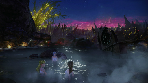 画像集 No.010のサムネイル画像 / 「CODE VEIN」登場キャラクター達が身体を癒やし,物思いに耽る“温泉”の最新ビジュアルが公開