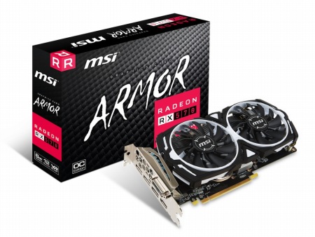 画像集 No.002のサムネイル画像 / MSI，2連ファン仕様のクーラーを搭載するRX 570カード発売