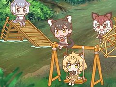 「けものフレンズぱびりおん」に新エリア「じゃんぐる」が実装。フォッサ,オカピら7人のフレンズを観察できるように