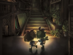「夜廻」の続編「深夜廻」が8月24日にPS4/PS Vitaで発売。屋内も追加され前作の2倍以上になったステージで,2人の少女の物語が交互に展開