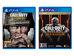 PS4「Call of Duty」,7月4日発売「WW2 GOTYエディション」「BO3 GOTYエディション Value Selection」の予約受付が本日スタート