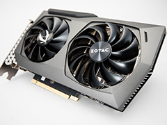 RTX 3070カードでも比較的小さい「ZOTAC GAMING GeForce RTX 3070 Twin Edge」を試す。PCケースのサイズに左右されにくいのがポイントだ