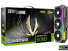 GeForce RTX 5090&5080搭載カード計6製品がZOTACから登場。いずれも長さ330mm前後の大型カードでクロックアップモデルも用意