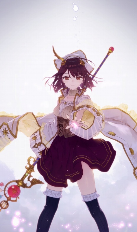 画像集 No.035のサムネイル画像 / 「リディー&スールのアトリエ」旅の舞台となる「絵画の世界」に関する3人のキャラクター情報が公開。調合システムの新要素も