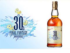 「ファイナルファンタジー」と信濃屋食品によるFF30周年記念のコラボウィスキーが発表。303本限定で2月2日に発売,予約受付は1月22日から