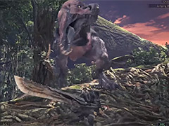 「MONSTER HUNTER: WORLD」,古代樹の森でアンジャナフを狩る長尺のゲームプレイ映像が公開。“クエスト中の装備変更”シーンなども収録