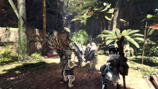 画像集 No.003のサムネイル画像 / ［gamescom］「MONSTER HUNTER: WORLD」の最新スクリーンショットが公開。古代樹の森や大蟻塚の荒地に生息するモンスターが確認できる