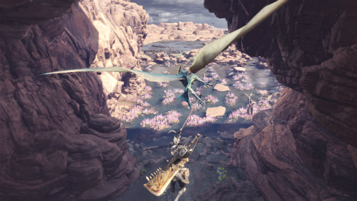 画像集 No.012のサムネイル画像 / ［gamescom］「MONSTER HUNTER: WORLD」の最新スクリーンショットが公開。古代樹の森や大蟻塚の荒地に生息するモンスターが確認できる