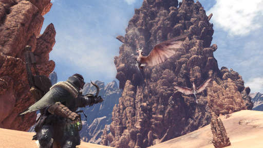 画像集 No.013のサムネイル画像 / ［gamescom］「MONSTER HUNTER: WORLD」の最新スクリーンショットが公開。古代樹の森や大蟻塚の荒地に生息するモンスターが確認できる