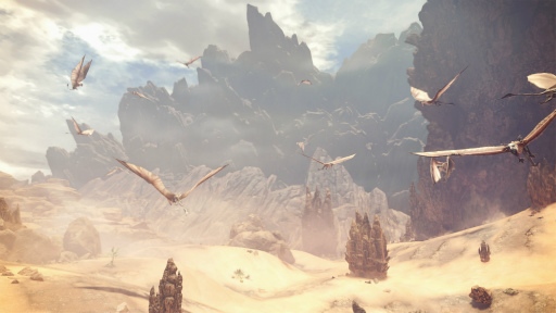 画像集 No.024のサムネイル画像 / ［gamescom］「MONSTER HUNTER: WORLD」の最新スクリーンショットが公開。古代樹の森や大蟻塚の荒地に生息するモンスターが確認できる