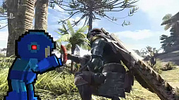 画像集 No.006のサムネイル画像 / 「MONSTER HUNTER: WORLD」でロックマンとハンティング。カプコンの名作アクション「ロックマン」とのコラボを発表