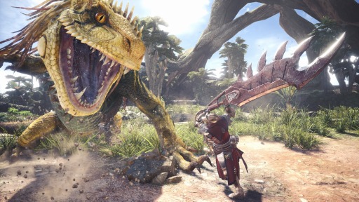 画像集 No.002のサムネイル画像 / PC版「MONSTER HUNTER WORLD」，防具「防衛隊α」シリーズ＆全14種の「防衛隊派生」武器が実装に。カムバックキャンペーンもスタート