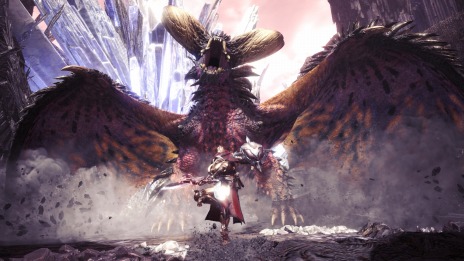 画像集 No.006のサムネイル画像 / PC版「MONSTER HUNTER WORLD」，防具「防衛隊α」シリーズ＆全14種の「防衛隊派生」武器が実装に。カムバックキャンペーンもスタート
