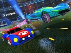 「ロケットリーグ」のNintendo Switch版が,海外で11月14日に配信。マリオやサムスをイメージした車も登場
