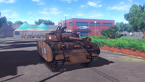画像集 No.004のサムネイル画像 / 「ガールズ&パンツァー ドリームタンクマッチ」,3Dモデルで再現される学園の隊長9人や各戦車,大洗の街ほかステージの情報が公開
