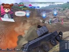 「ガールズ&パンツァー ドリームタンクマッチ」,感想戦モード序盤の見どころを紹介。カール自走臼砲に挑む「たんぽぽ中隊」の活躍は
