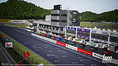 画像集 No.005のサムネイル画像 / 「SEGA World Drivers Championship」のVer.2.2が本日より稼働。SUPER GTで使用されている「岡山国際サーキット」が実装