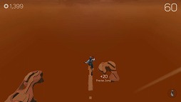 画像集 No.005のサムネイル画像 / 落下するときの感覚が気持ちいいランゲーム「Sky Dancer」を紹介する「(ほぼ)日刊スマホゲーム通信」第1478回