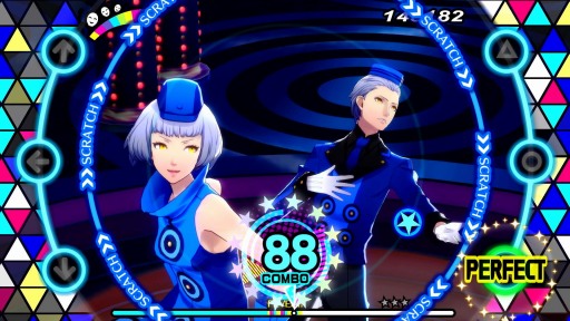 画像集 No.001のサムネイル画像 / 「P3D」「P5D」クラブ・ベルベットで踊るテオドアとラヴェンツァのダンスシーンが公開に。DLC楽曲や衣装の情報も