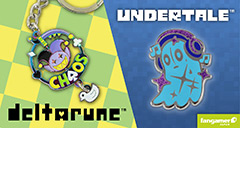 「UNDERTALE」の“ナプスタブルーク”ピンバッジ,「DELTARUNE」の“ジェビル”キーホルダーがFangamer Japanで本日夕方頃より販売へ