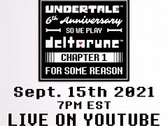 「UNDERTALE」の6周年を記念した,トビー・フォックス氏による「DELTARUNE Chapter 1」の実況プレイが9月16日8:00に配信決定