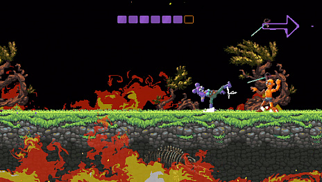 画像集 No.008のサムネイル画像 / PS4「Nidhogg 2」が“日本一 Indie Spirits”第6弾タイトルとして9月に登場。最大8人のトーナメントやオンライン対戦が可能