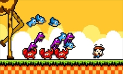 画像集 No.002のサムネイル画像 / ノンストップアクションゲーム「キッドトリップ RUN!」が8月30日にニンテンドー3DSで配信開始