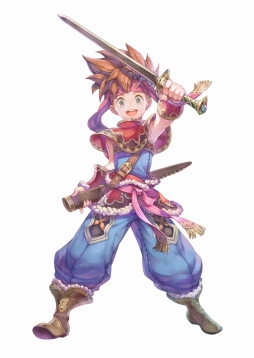 画像集 No.003のサムネイル画像 / 「聖剣伝説2 SECRET of MANA」の最新キャラクターイラストとスクリーンショットが公開に。3人の冒険が3Dグラフィックスで甦る