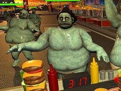 VRゲーム初心者にもオススメ! PS VR版「Dead Hungry」でお腹を空かせたゾンビにうまいハンバーガーを食わせよう