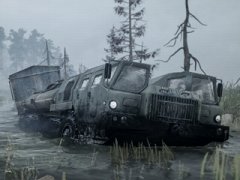 タイヤが泥でモコモコになるオープンワールド型ドライブシム「Spintires: MudRunner」が10月31日に発売