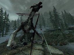 画像集 No.026のサムネイル画像 / 「The Elder Scrolls V: Skyrim VR」の冒険は最高。メインクエスト完了まで遊んだうえで，通常版より圧倒的に面白いと断言する