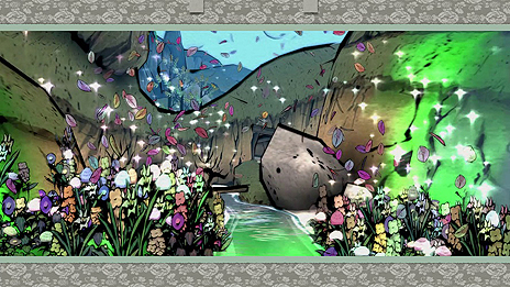画像集 No.013のサムネイル画像 / 「大神 絶景版」のショートムービーが6週連続で公開へ。第1回では筆しらべ「画龍」と「桜花」,妖怪「天邪鬼」達を紹介