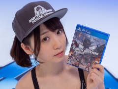 伊織もえさんがちょっぴりセクシーな「EDF体操」で魅了する,「EARTH DEFENSE FORCE: IRON RAIN」CM撮影現場をレポート